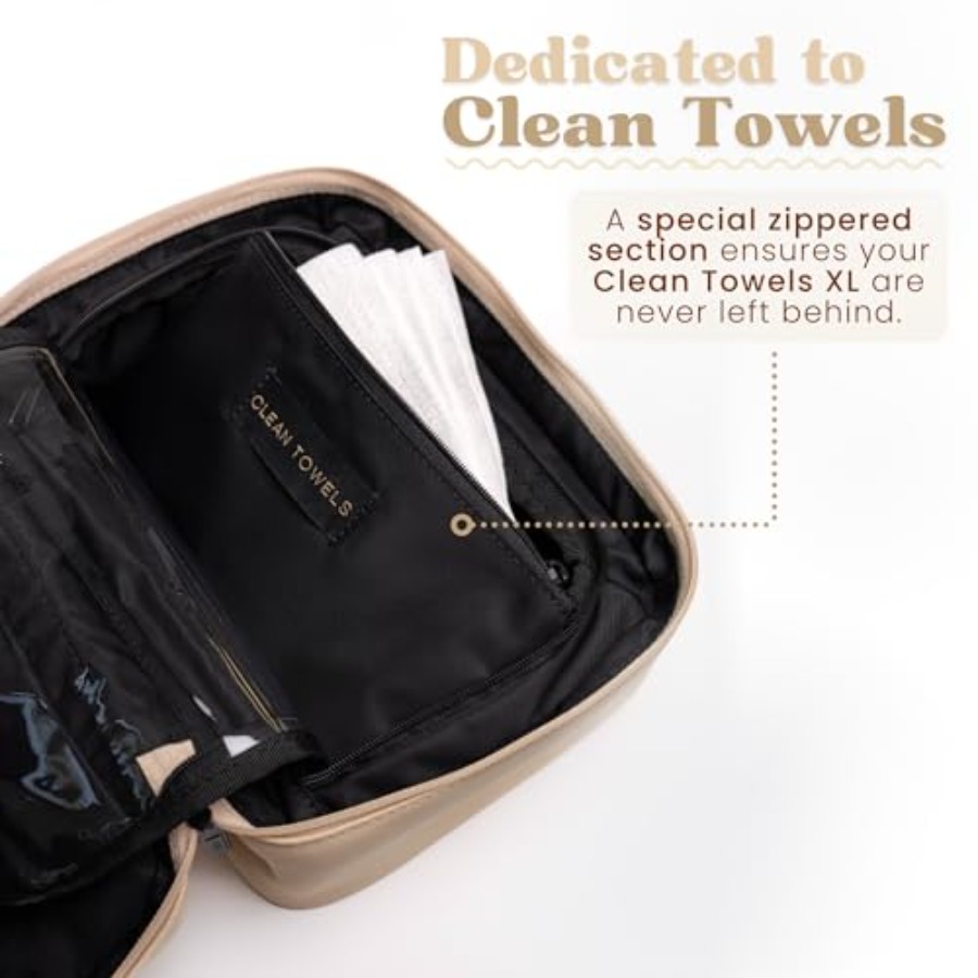 Clean Towels XL Dedicated Trav - Beauty Makeup Case avis et prix