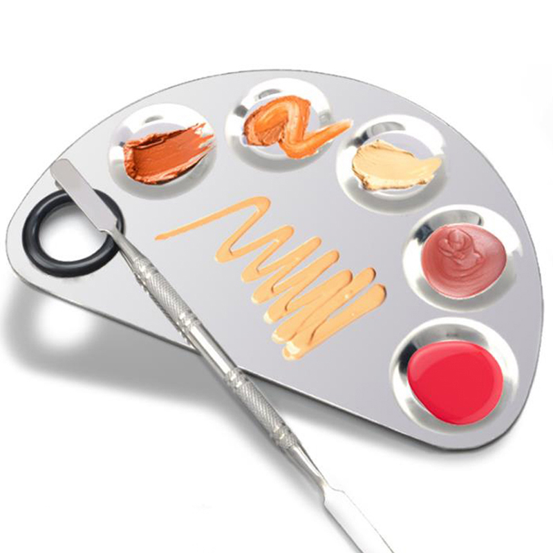 ●Stainless Steel Makeup Mixer  - Beauty Makeup Eyeshadow Palette avis et prix