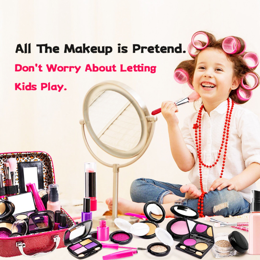 Pretend Makeup Kit for Girls,  - Beauty Makeup Kit For Kids avis et prix