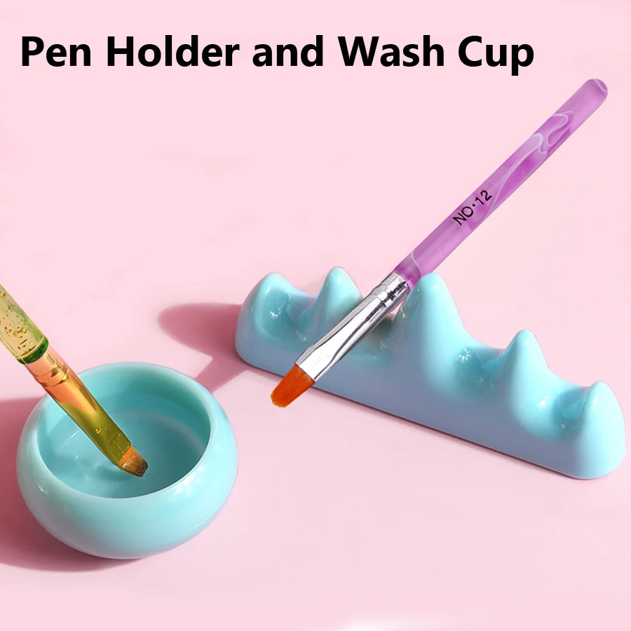 Acrylic Nail Brush Washing Bow - Blush Brush Kabuki avis et prix